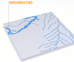 3d view of San Sebastián