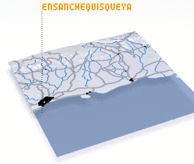 3d view of Ensanche Quisqueya