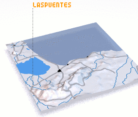 3d view of Las Puentes