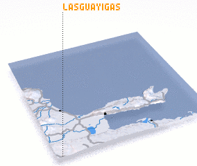 3d view of Las Guáyigas