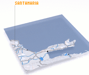 3d view of Santa María