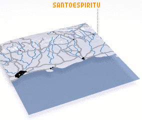 3d view of Santo Espíritu