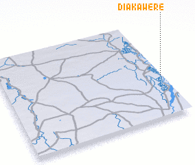 3d view of Diaka Wéré