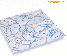 3d view of Monte Abajo