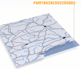 3d view of Fairybush Cross Roads