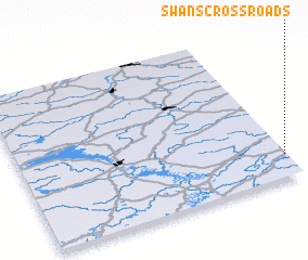 3d view of Swans Cross Roads