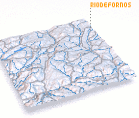 3d view of Rio de Fornos