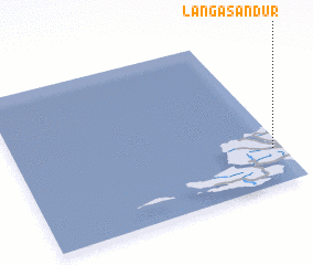 3d view of Langasandur