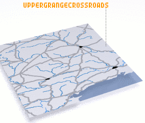 3d view of Upper Grange Cross Roads