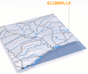3d view of El Campillo