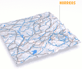 3d view of Hórreos