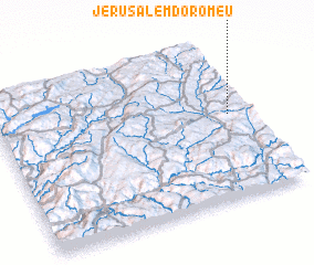 3d view of Jerusalém do Romeu