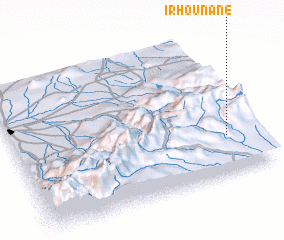 3d view of Irhounane