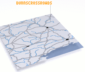 3d view of Dunnʼs Cross Roads