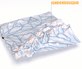 3d view of Ighrem nʼOugdir