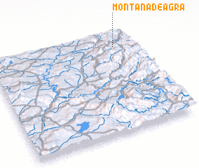 3d view of Montaña de Agra