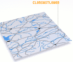 3d view of Clonsast Lower