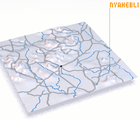 3d view of Nyahébli