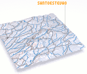 3d view of Santo Estêvão