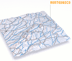 3d view of Monte Vasco