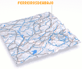 3d view of Ferreirós de Abajo