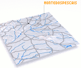 3d view of Monte dos Pescais