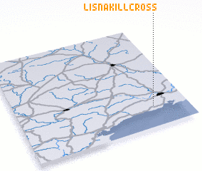 3d view of Lisnakill Cross