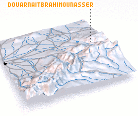 3d view of Douar nʼAït Brahim Ou Nasser