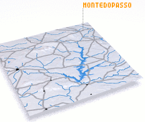 3d view of Monte do Passo