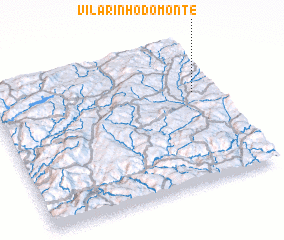 3d view of Vilarinho do Monte