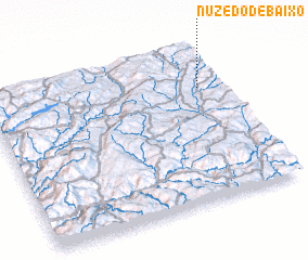 3d view of Nuzedo de Baixo