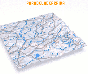 3d view of Paradela de Arriba