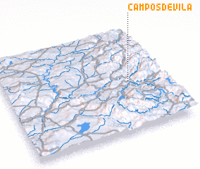 3d view of Campos de Vila