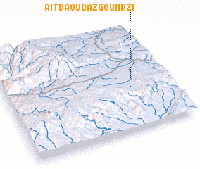 3d view of Aït Daoud Azgoumrzi