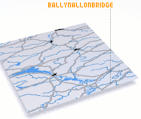 3d view of Ballynallon Bridge