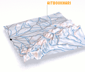 3d view of Aït Boukhari