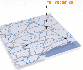 3d view of Cill Chainnigh