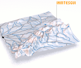 3d view of Imi-n-Tesgui