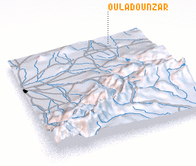 3d view of Oulad Ounzar