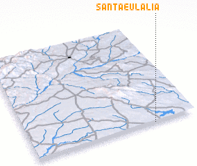 3d view of Santa Eulália