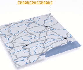 3d view of Croan Cross Roads