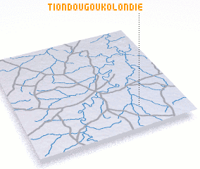 3d view of Tiondougou Kolondié