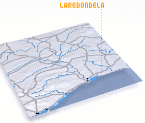 3d view of La Redondela