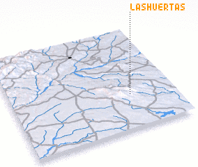 3d view of Las Huertas