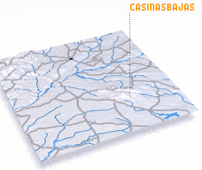 3d view of Casiñas Bajas