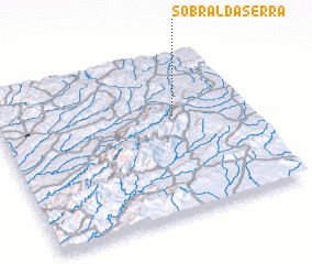 3d view of Sobral da Serra