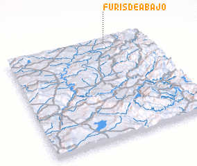 3d view of Furís de Abajo