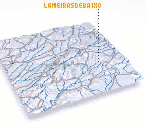 3d view of Lameiras de Baixo