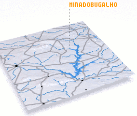 3d view of Mina do Bugalho