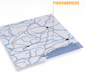 3d view of Fiddow Bridge